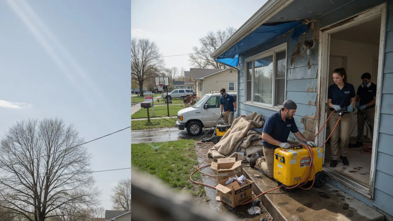 Basement Flood Cleanup in Afton, WY near me